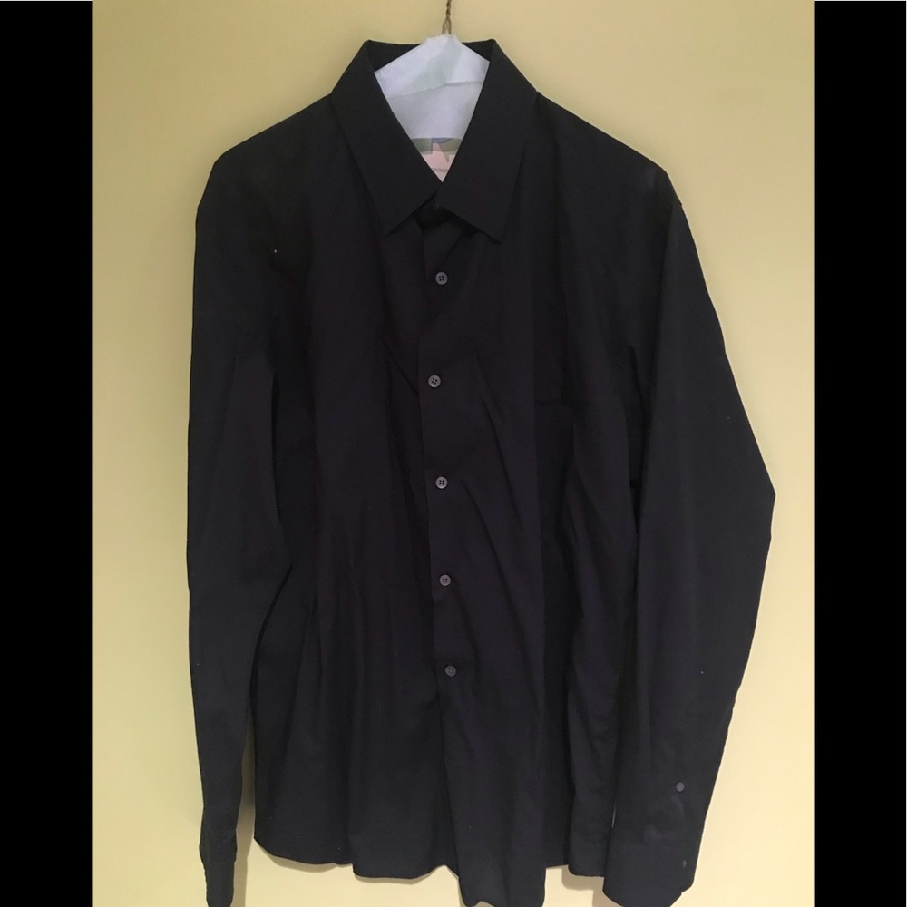 Black Banana Republic Slim Fit Dress Shirt
